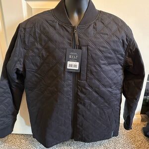 Men’s BYLT jacket, brand new with tags, size large, black.